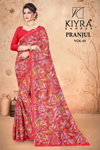 Pranjul Vol 1 By Kiyra Georgette Printed Daily Wear Saree Wholesale Online
